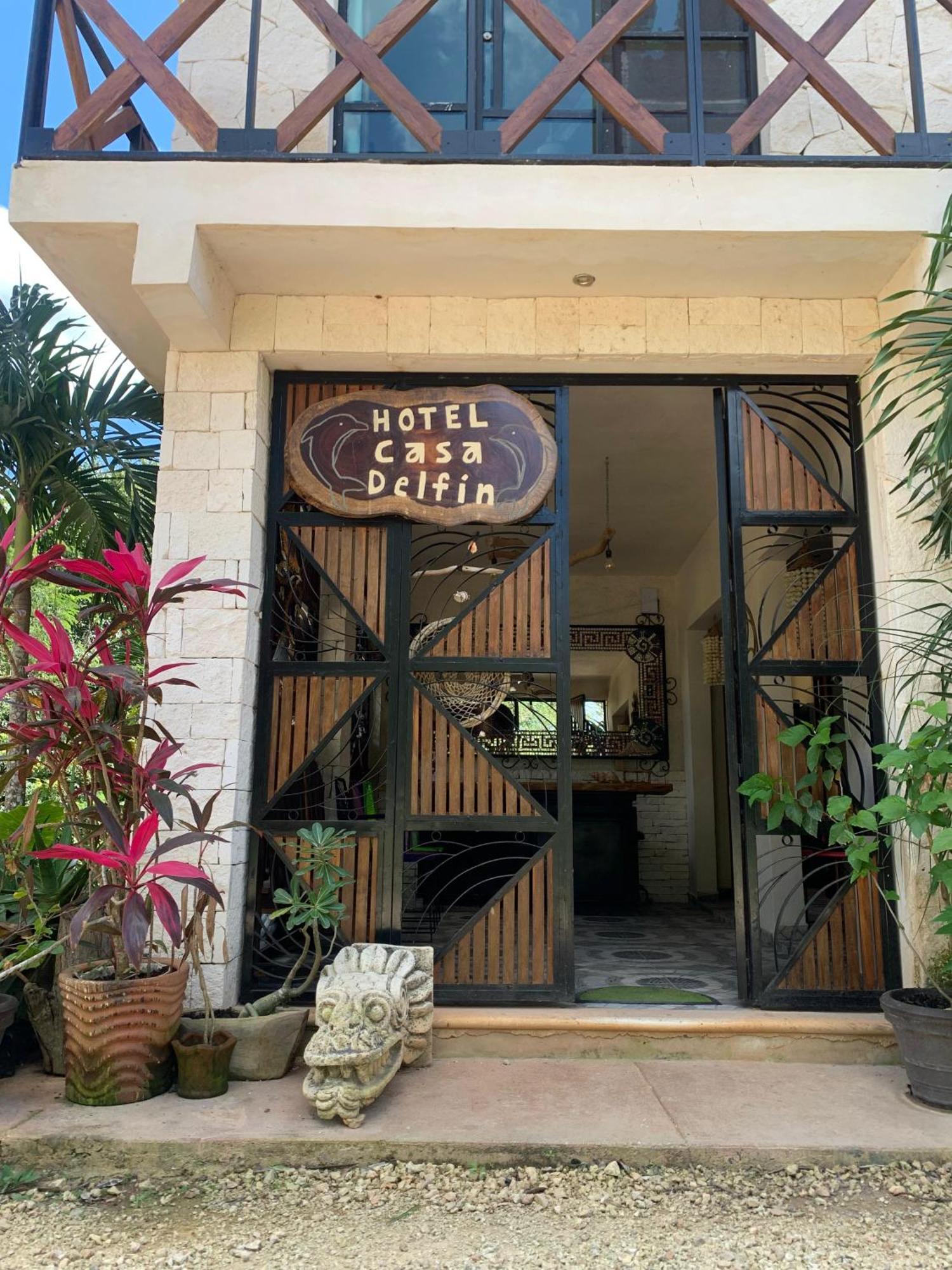 Ferienwohnung Casa Delfin Tulum Macario Gomez Exterior foto